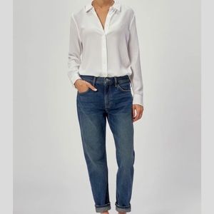 Equipment Adalyn top NWT size small white Q23-E522